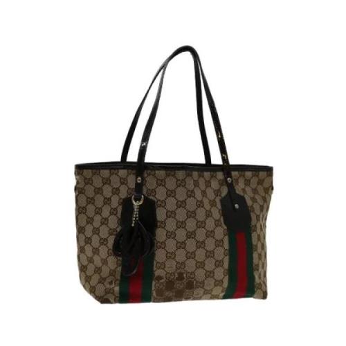 Pre-owned Canvas gucci-tasker