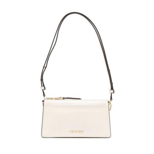 Optisk Hvid Crossbody Taske