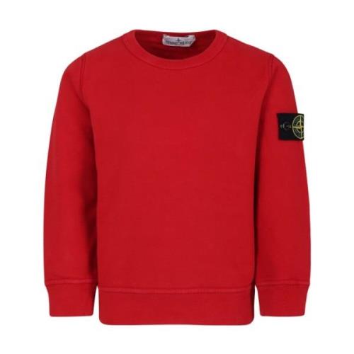 Rød Bomuld Crew Neck Sweater