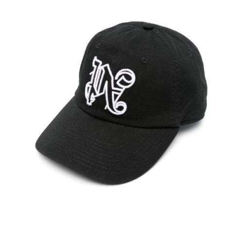 Monogram Logo Baseball Cap Sort/Hvid