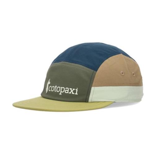 5-Panel Flat Visor Cap i Nylon