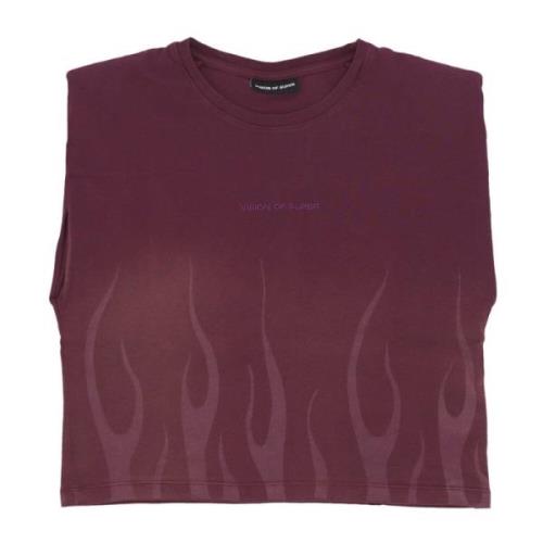 Flames Tee Grape Kvinders T-shirt