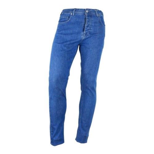 Lysblå Bomuld Denim Jeans