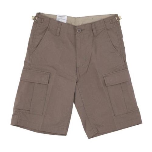 Cargo Shorts med Lommer og Justerbar Talje