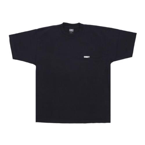 Sort Heavyweight Tee Crew Neck T-shirt