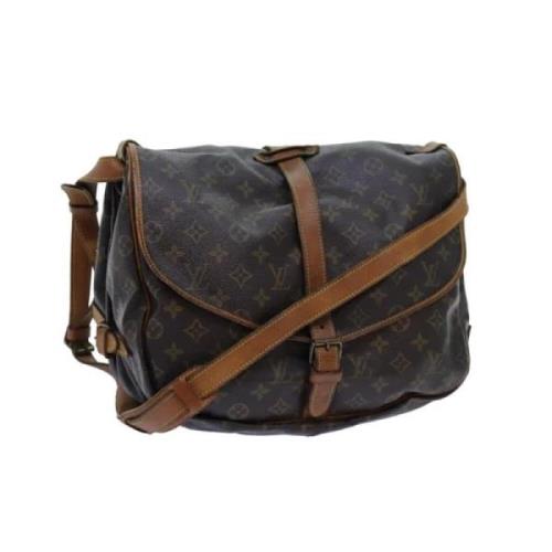 Pre-owned Canvas louis-vuitton-tasker