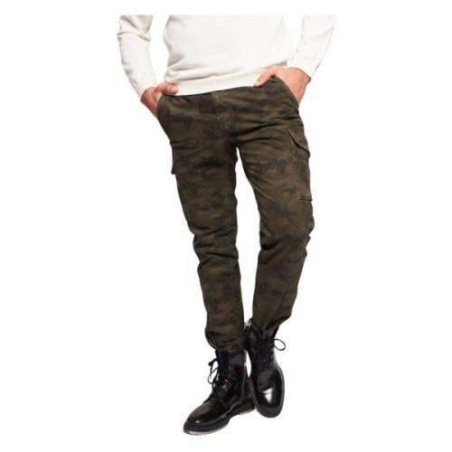 Camouflage Cargo Bukser Ekstra Slim Fit