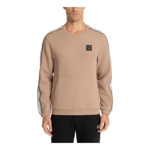 Ensfarvet Logo Lomme Sweatshirt