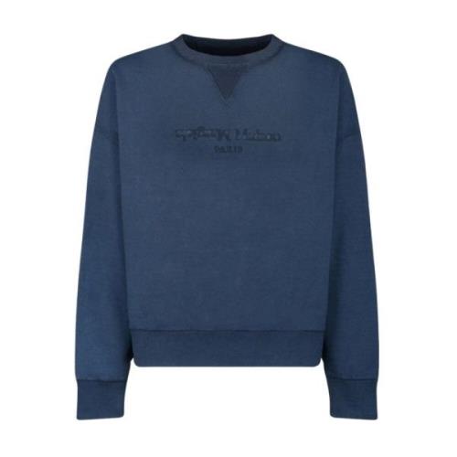 Vintage Blue Reverse Logo Sweatshirt