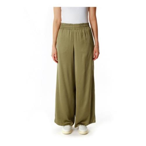 Elegant Palazzo Pants med Lommer