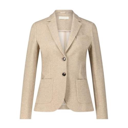 Elegant Herringbone Blazer