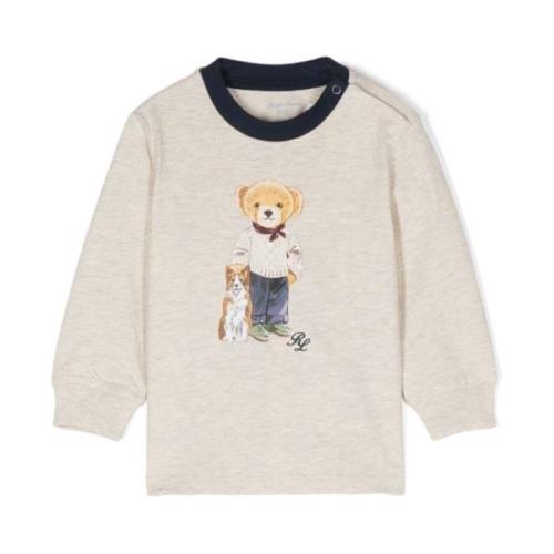 Bomuld Jersey T-shirt med Polo Bear