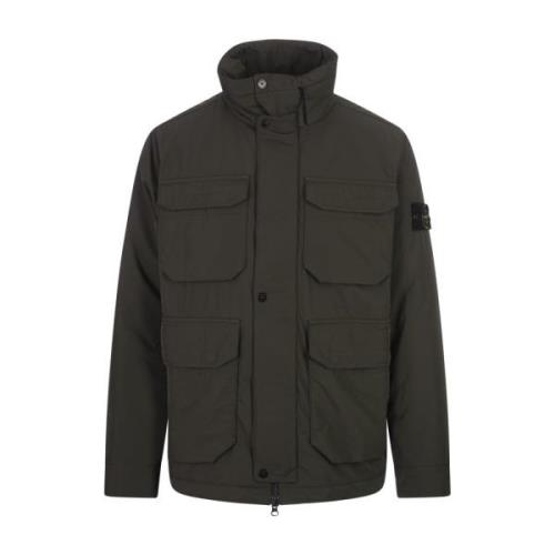 Grøn Field Jacket Micro Twill Polyester