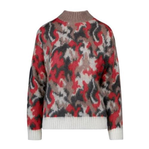 Camouflage Mohair Turtleneck Sweater