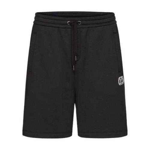 Teknisk bomuld Bermuda shorts med VLogo-patch