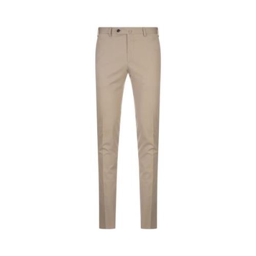 Brun Silkochino Slim-Fit Bukser