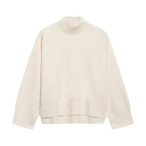 Blød Merino Uld Stand-Up Krave Jumper