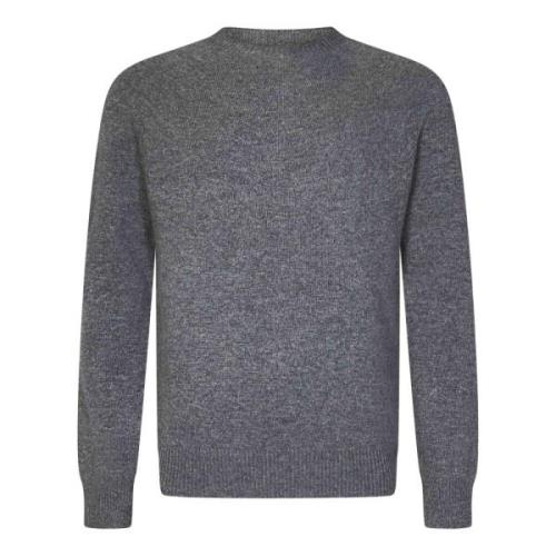 Grå Merinould Crewneck Sweater