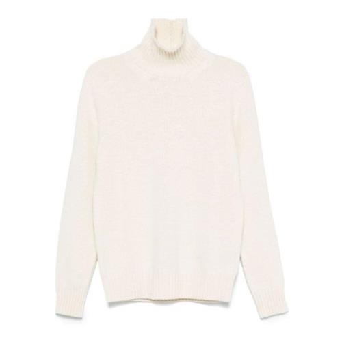 Beige Uld Bouclé Sweater