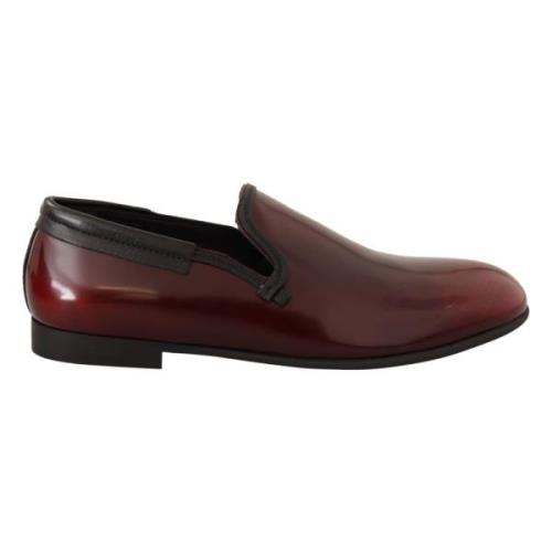 Luksus Læder Loafers Bordeaux