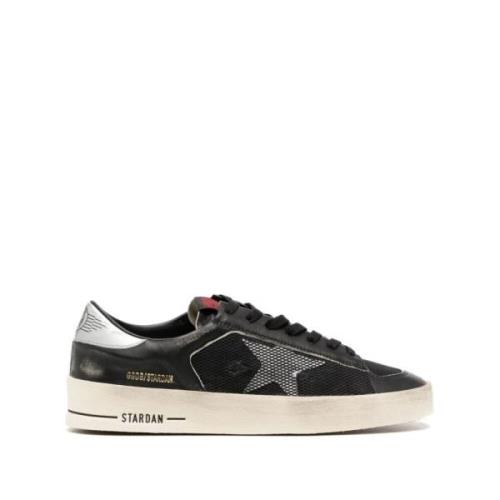 Stardan Suede Sneakers med Nappa Detaljer