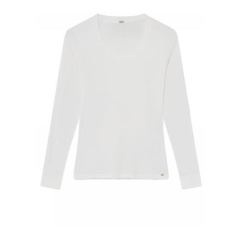 Camille Langærmet T-shirt Off White