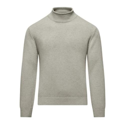 Blød Uld Mock Neck Sweater