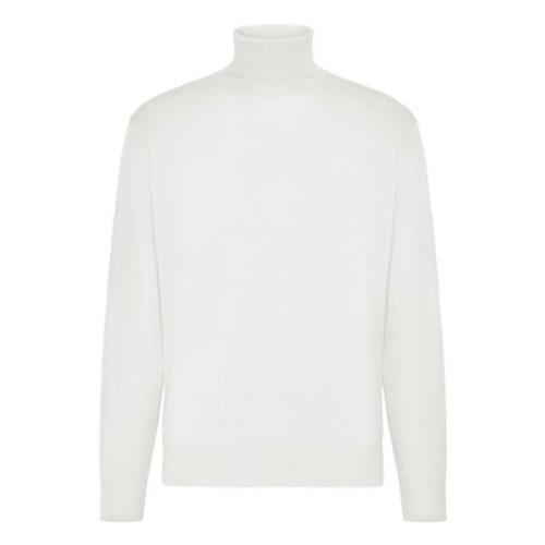 Merino uld polo hals jumper