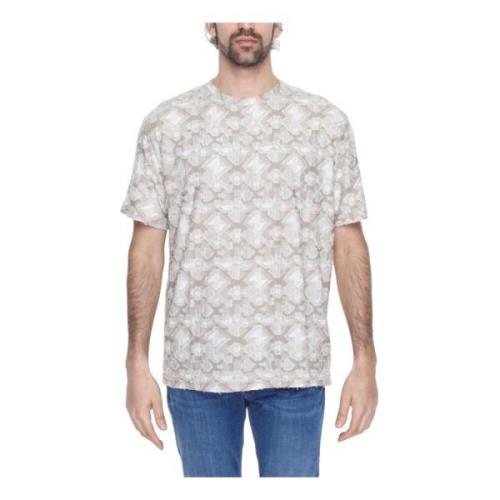 Geometrisk Beige T-shirt