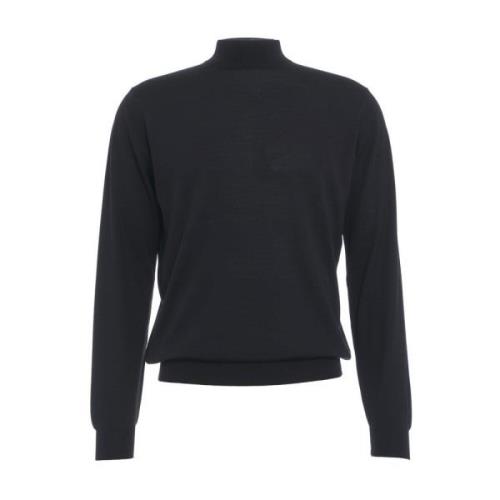 Merino Strik Høj Krave Sweater