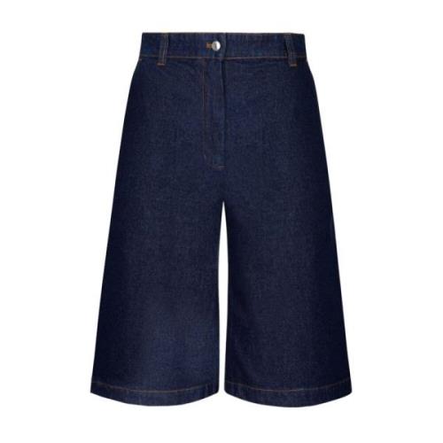 Indigo Workwear Denim Bermuda Shorts