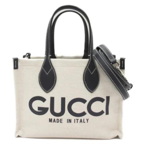 Pre-owned Canvas gucci-tasker