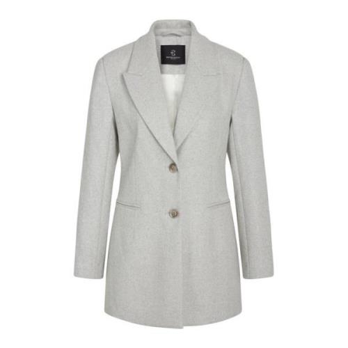 Elderbbfana Blazer Light Grey Melange