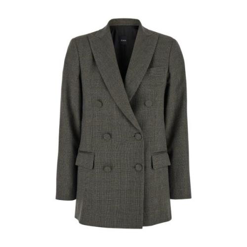 Brun Ternet Blazer Jakke