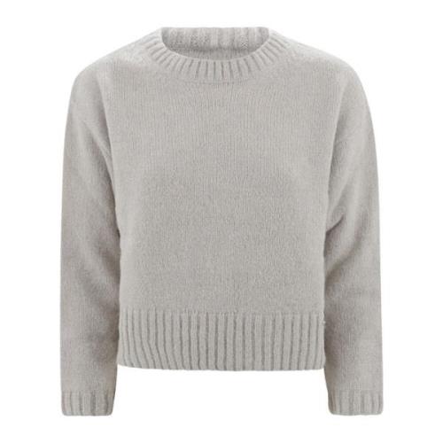 Alpaca Uld Sweater med Guld Logo