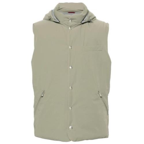 Grøn Polstret Gilet