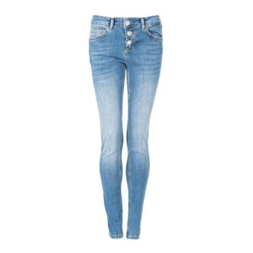 Slim Fit Button-Fly Jeans