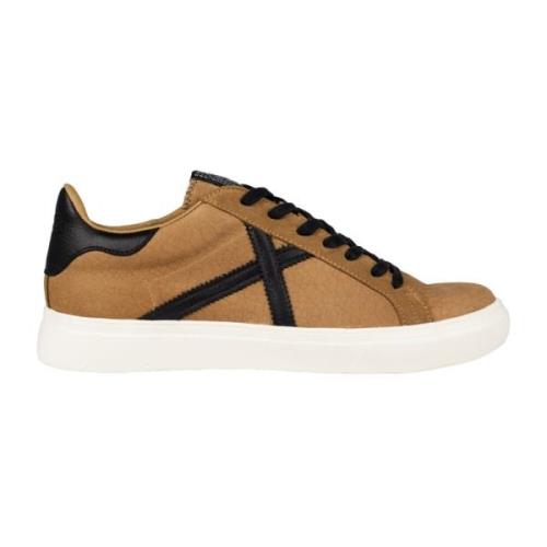 Brun Sporty Læder Sneakers