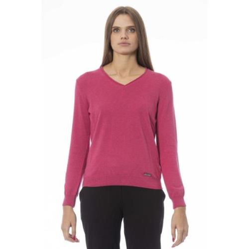 V-hals langærmet sweater DV8018_GENOVA