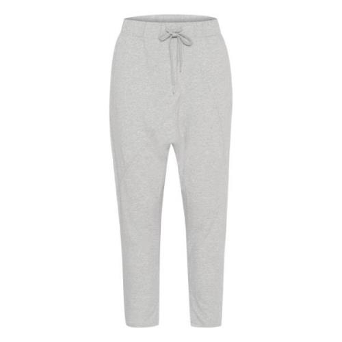 Afslappet Sweatpants Lysegrå Melange