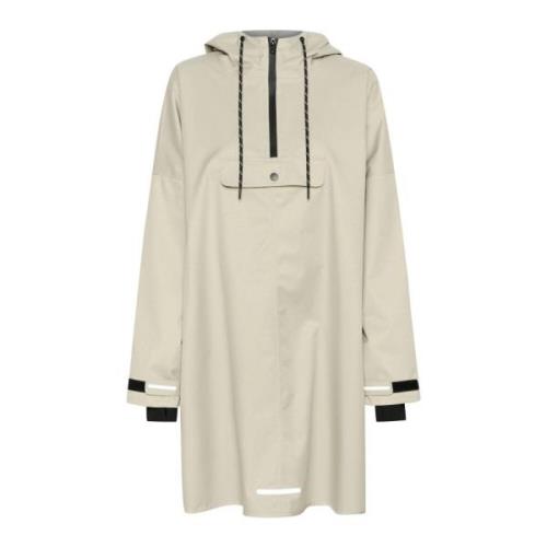 Oversized Anorak Fjergrå Jakke