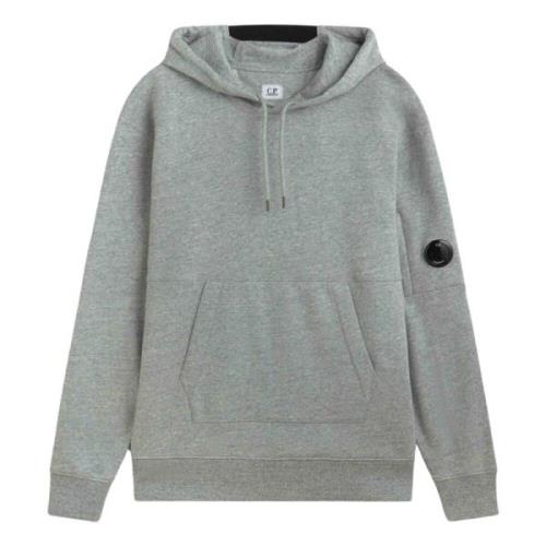 Hoodie med Linse Logo Detalje