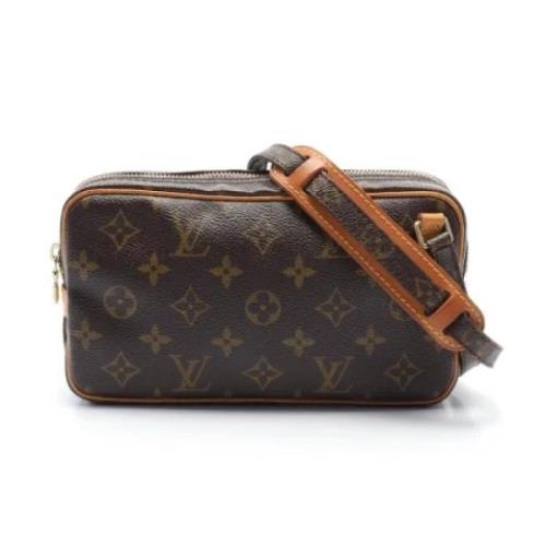 Pre-owned Coated canvas louis-vuitton-tasker