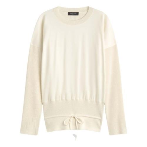 Stribet Uld Jersey Sweater