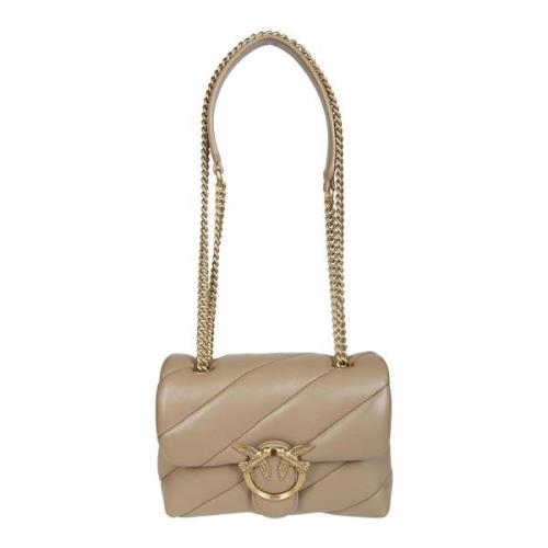 Klassisk Nappa Love Puff Mini Taske