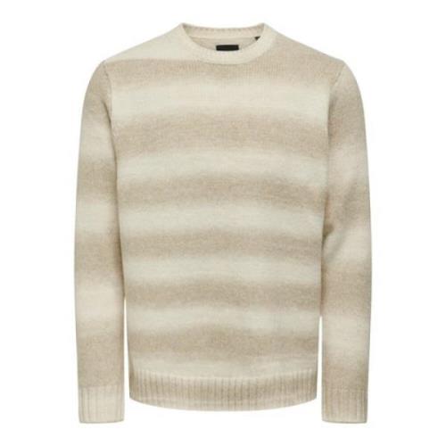 Gradient Crew Knit Sweater