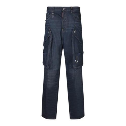 Blå Slim Fit Jeans