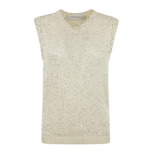 Paillet Mesh Tank Top