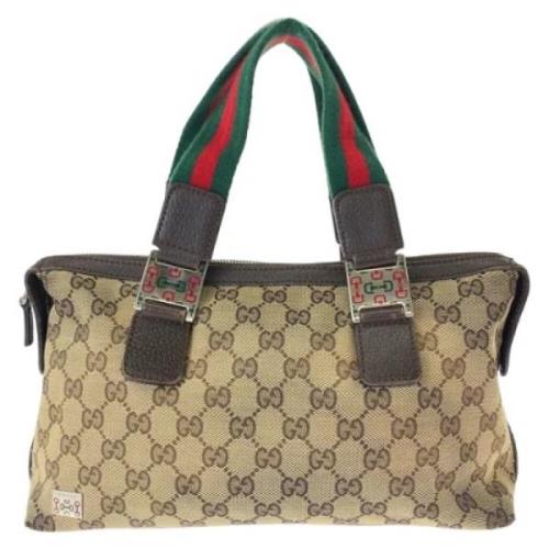 Pre-owned Canvas gucci-tasker