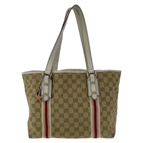 Pre-owned Canvas gucci-tasker